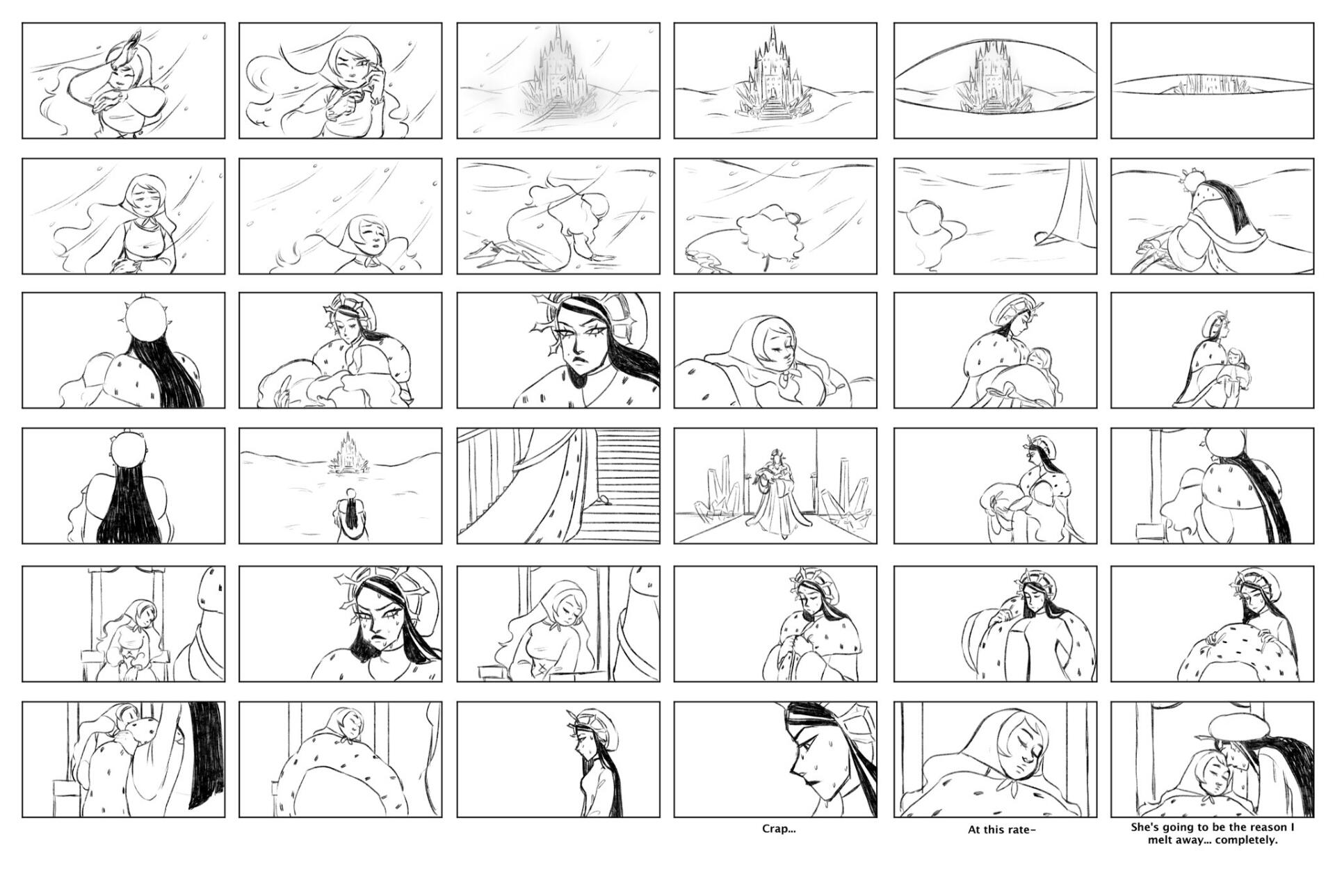 snow queen storyboard snow queen storyboard