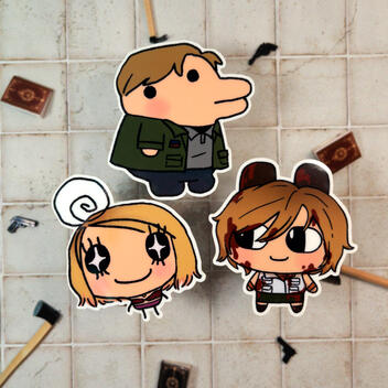 Silent Hill Stickers Silent Hill Stickers