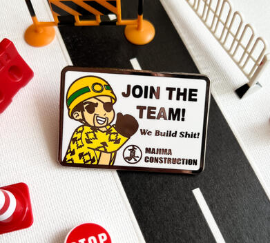 Enamel Pin Majima Enamel Pin Majima