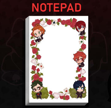 Notepad Twisted Wonderland Notepad Twisted Wonderland