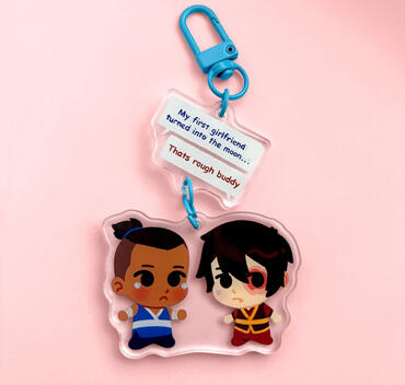 Zuko and Sokka charm